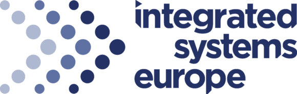 IHSE Events Logo integrated systems europe blaue Buchstaben